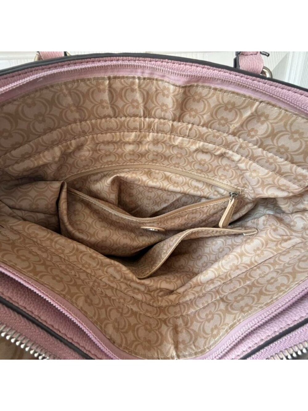 Charming Charlie Pink Satchel - Picture 5 of 8